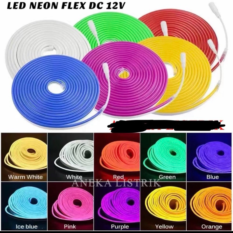 Lampu Neon Flex Strip 5m
