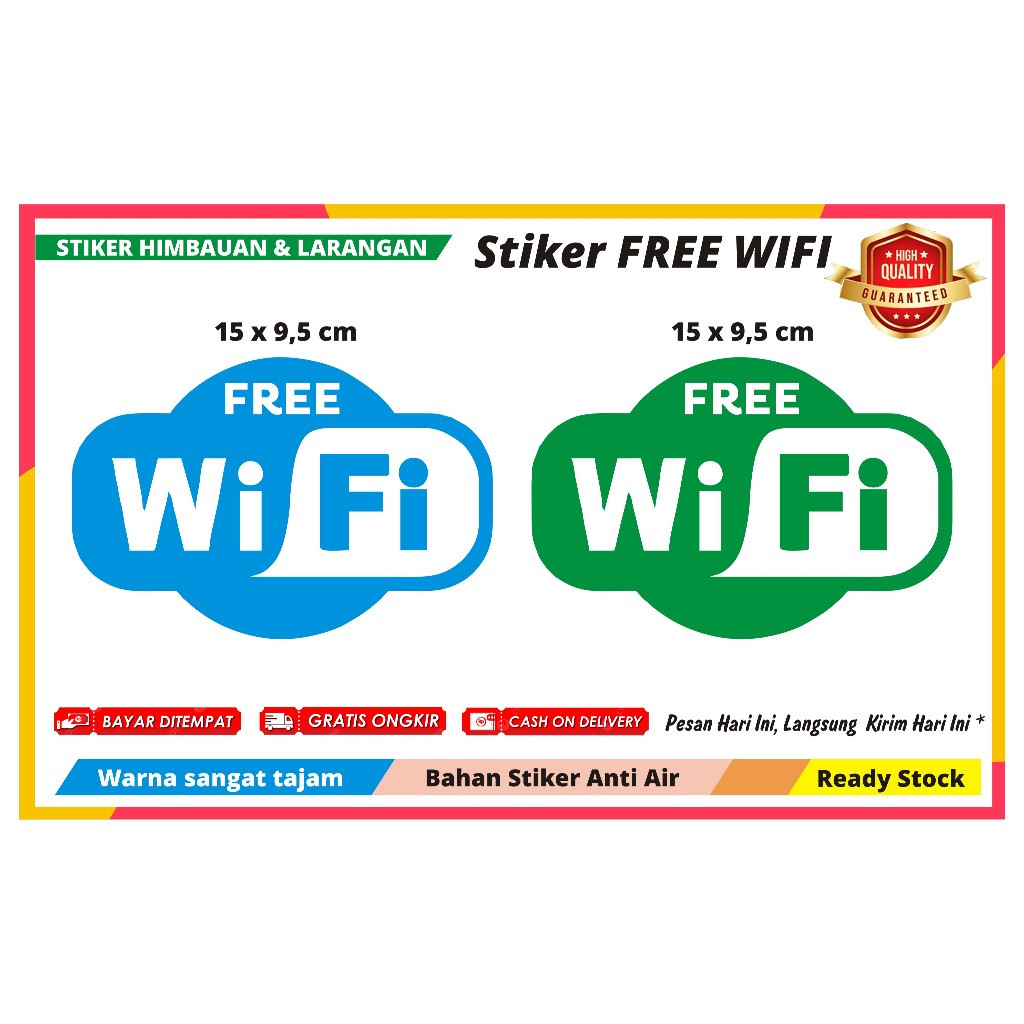 

STIKER FREE WIFI