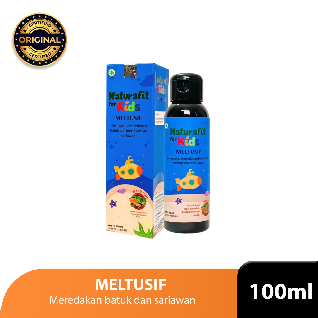 Madu Meltusif Naturafit For Kids Obat Batuk Anak 1 2 3 Tahun Obat Sariawan Anak 2 3 4 5 tahun Herbal
