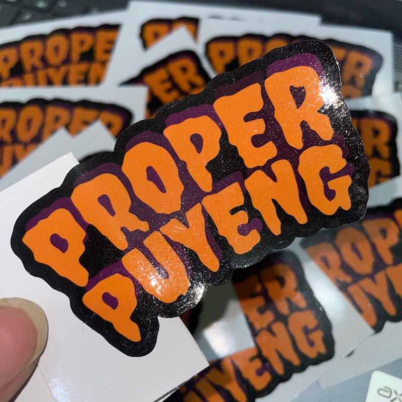 

sticker stiker proper puyeng 051