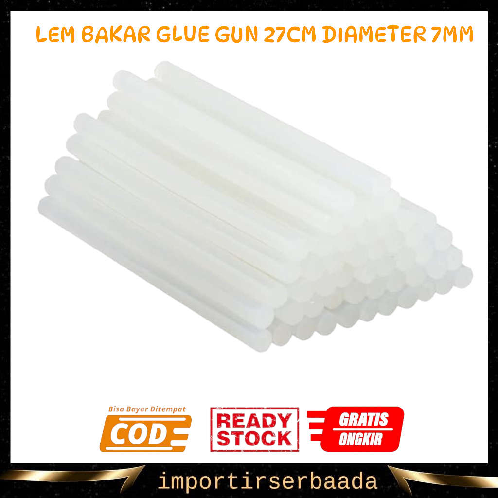 

IMP- Lem bakar / Lem Tembak Kecil / Lem Tembak Besar 27 cm/ Refil Lem Bakar