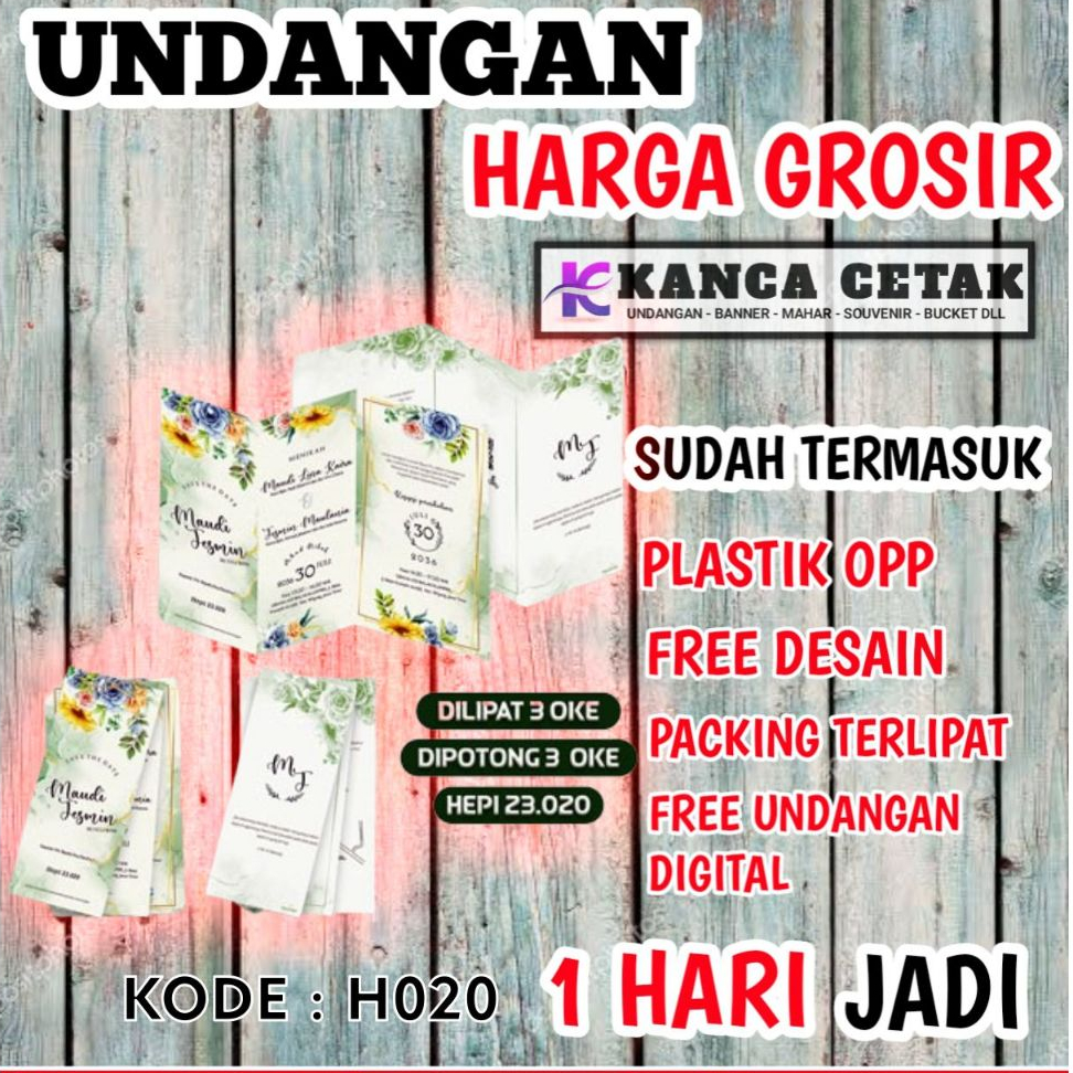 HEPI - UNDANGAN HEPI - BLANGKO HEPI - UNDANGAN NIKAH - UNDANGAN KHITAN - UNDANGAN PROMO