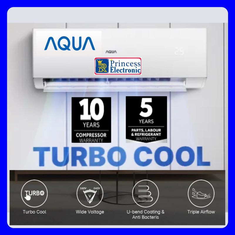 AC AQUA 1/2 PK TURBO COOL UNIT ONLY