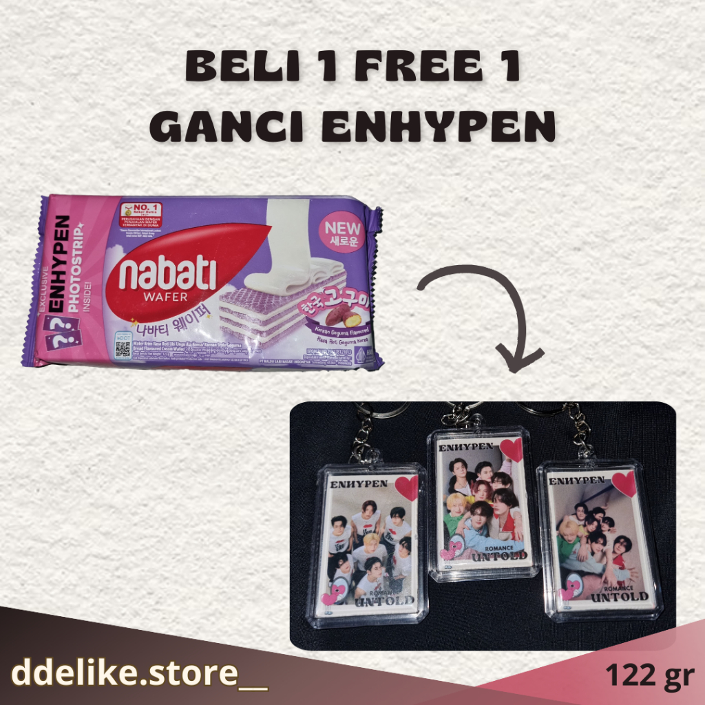 

[ddeli.jajansby] Nabati Wafer x Enhypen Korean Goguma Flavoured