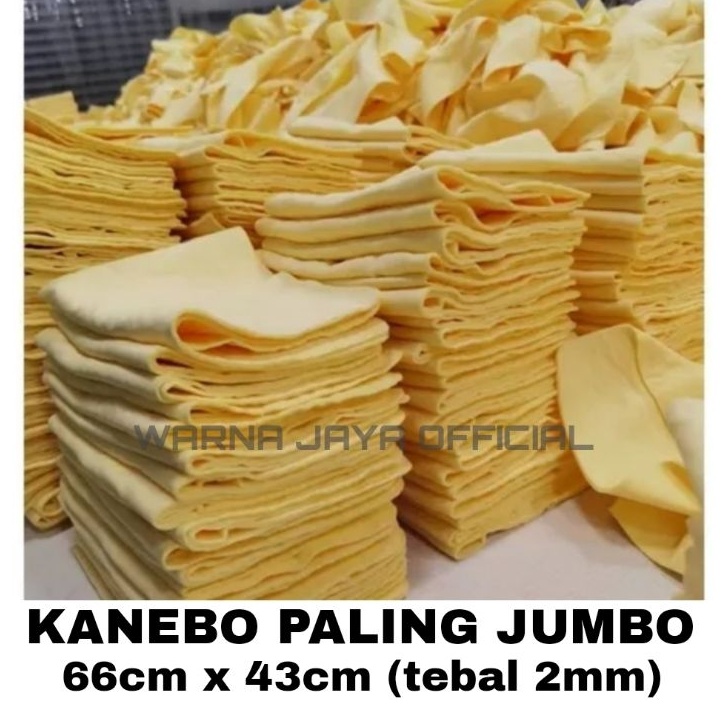 KP8 TRIPLE XL Kain Lap Kanebo Canebo Chamois Extra Size Super Jumbo 66x43 Mobil Motor XXXL 66 43 32 