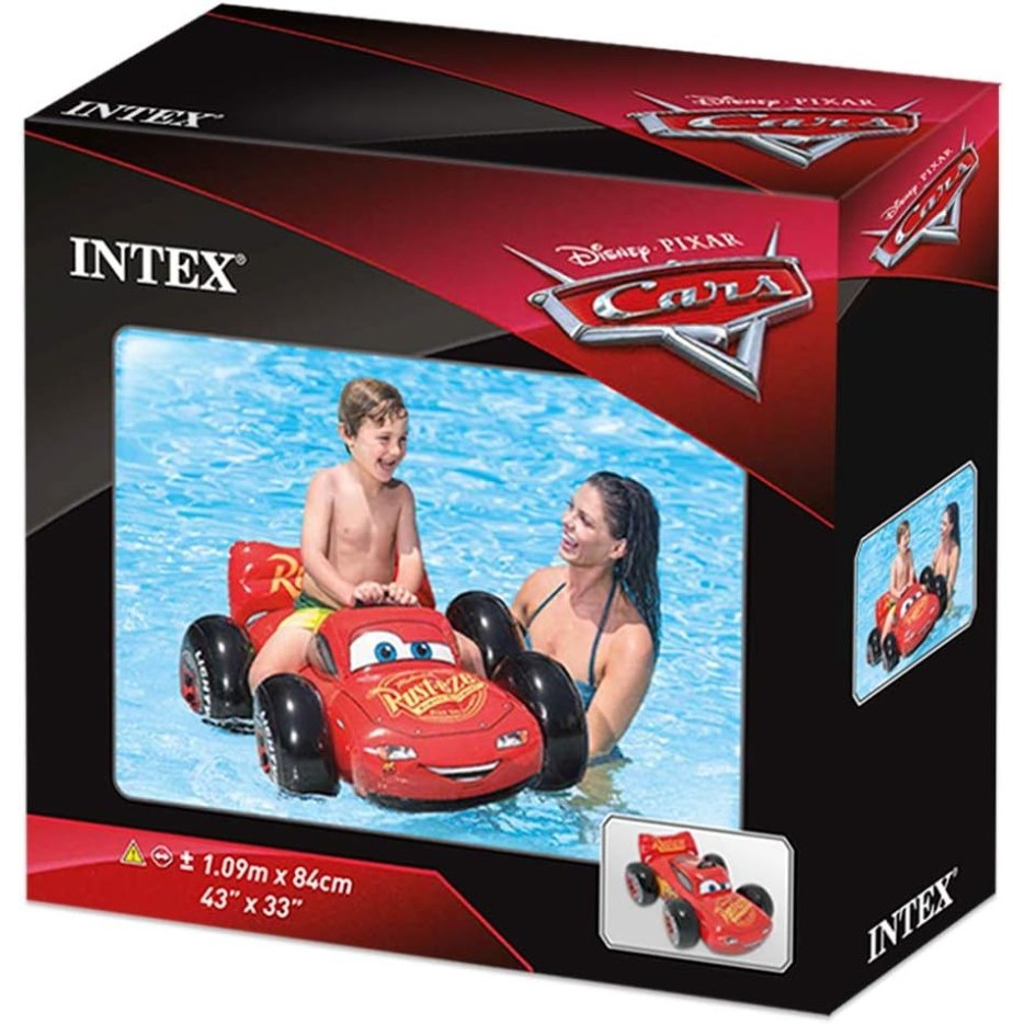 INTEX PELAMPUNG 57516 CARS RIDE-ON 109X84CM