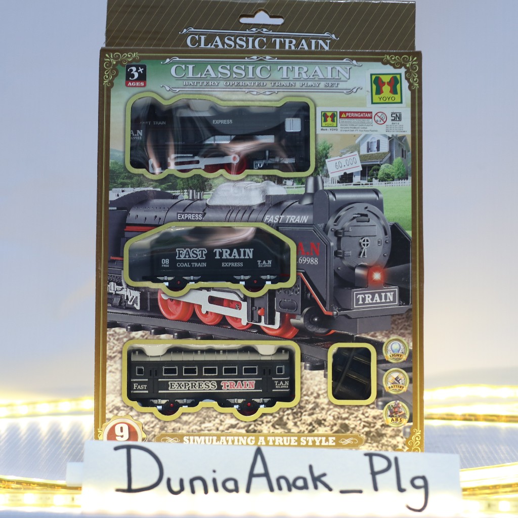 Mainan Kereta Api Cepat City Train Bullet Train / Classic Train Express Train / maina edukasi