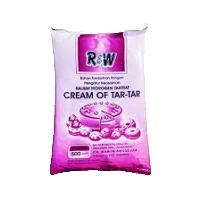 

Cream of Tar-tar tartar Rajawali R&W RW 500 gr Pengatur Keasaman