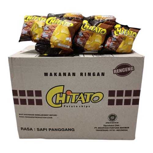 

1 Dus Chitato / Chitato Lite Renceng Ecer 2.000 Isi 6 Rcg x 10 pcs (60 pcs) / 1 Karton