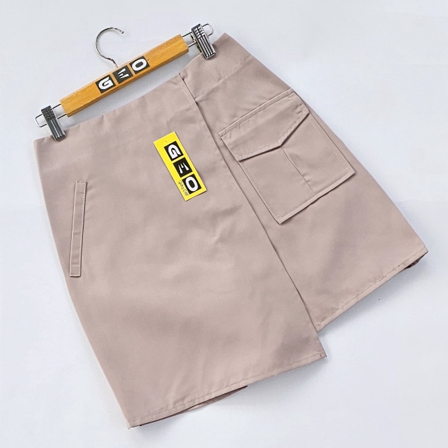 Tidak Diragukan Rok Celana Pendek Cargo WanitaCelana Rok Pendek Cargo Wanita