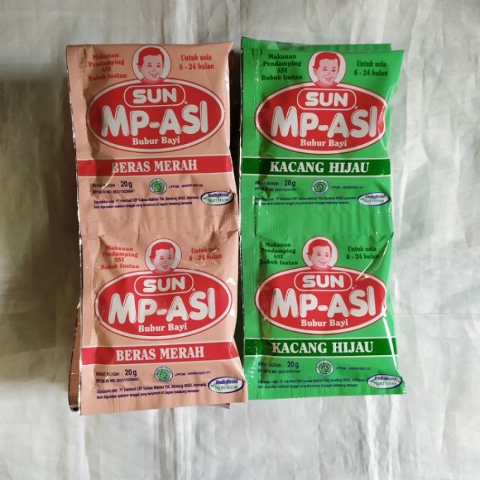 Sun MPASI Bubur Bayi 6-24 Bulan Renteng Isi 12 Sachet
