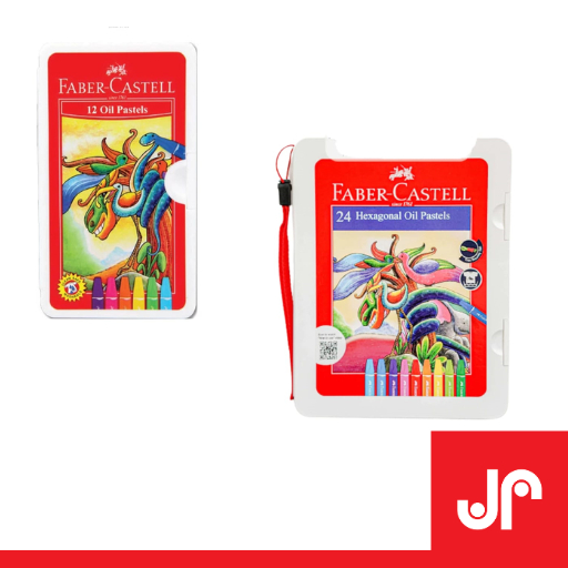 

FABER CASTELL HEXAGONAL OIL PASTELS 12 , 24 WARNA