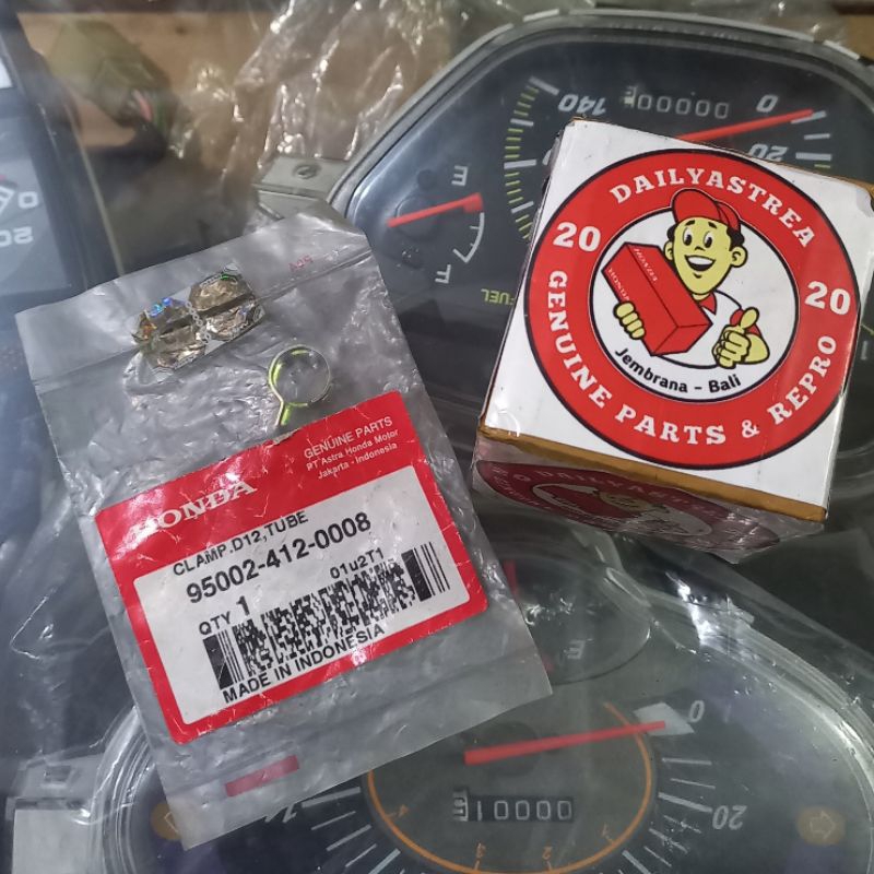 CLIP KLIP KLEM CLAMP TUBE SELANG HAWA FILTER UDARA HONDA BEAT SPACY SCOOPY KARBU ORIGINAL 95002-4120