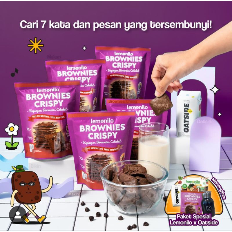 

Lemonilo Brownies Crispy Cheese 35 g • Lemonilo Brownies Crispy Chocolate 35 g