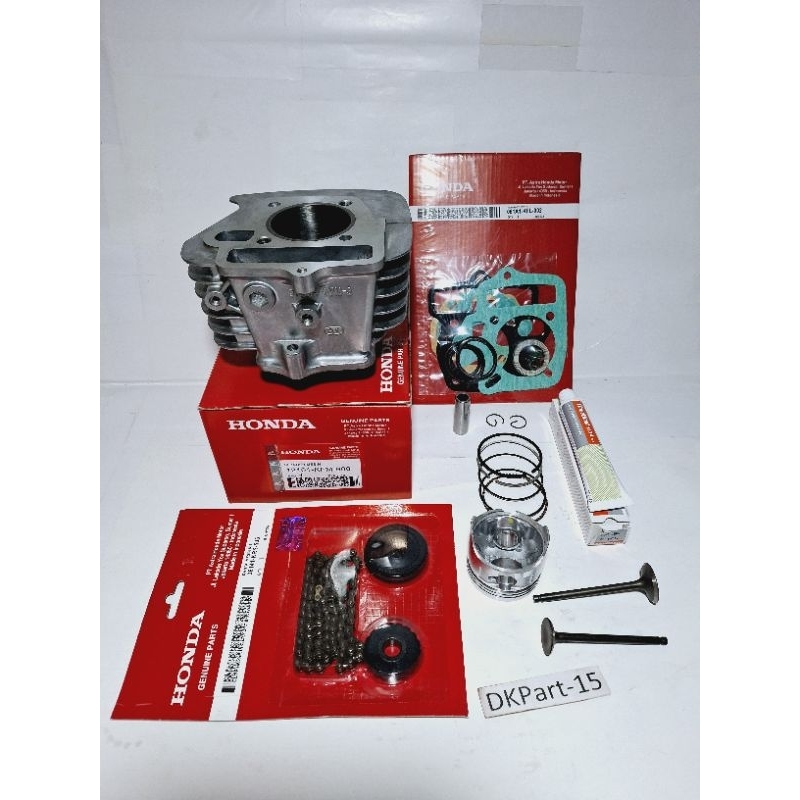 Blok Seher Cylinder Komplit KFM Isi piston kit Honda Revo lama,legenda,supra Fit New,Supra Fit Lama 
