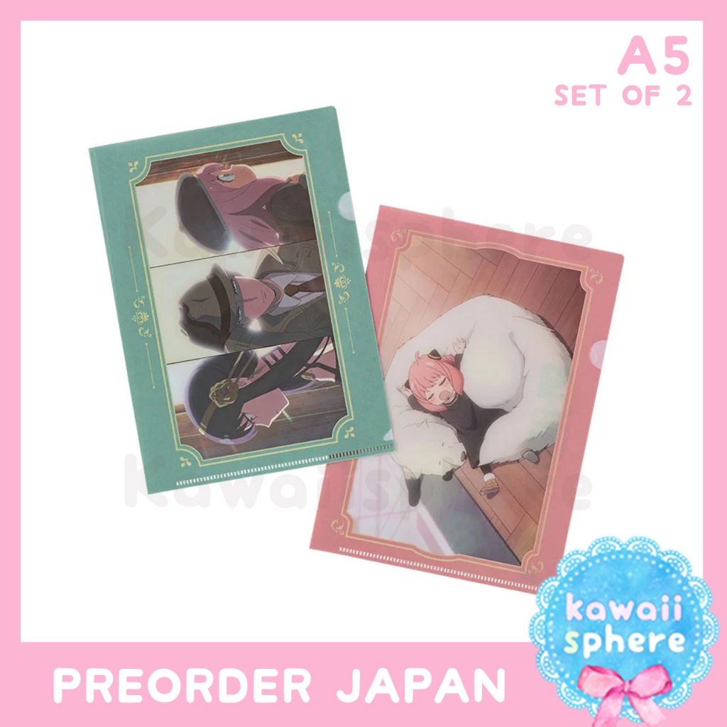 

Hobonichi Clear Folder Set of 2 for A5 Size | Spy x Family | Preorder Japan Hobonichi 2025 Accessories