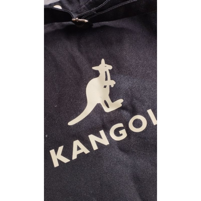 SALE. preloved tas branded kangol hitam kanvas sling shoulder