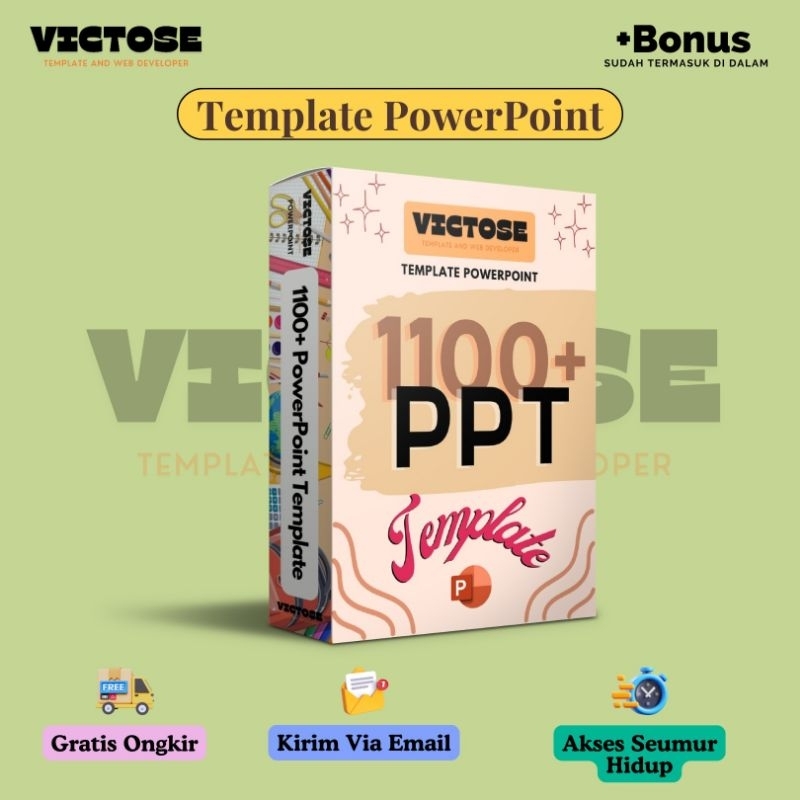 PowerPoint Template - New 1100+ PowerPoint Template Animasi Premium