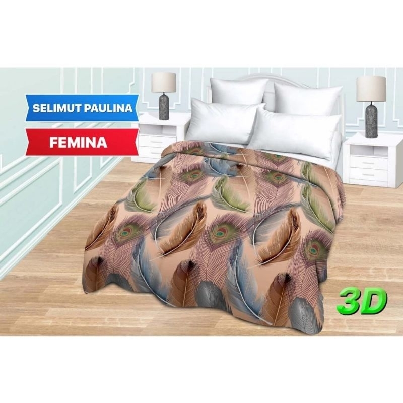 (NEW) Selimut Bulu PAULINA 160x200 100% Original Asli New Baru Motif ABSTRAK MINIMALIS MINIMALIST BU