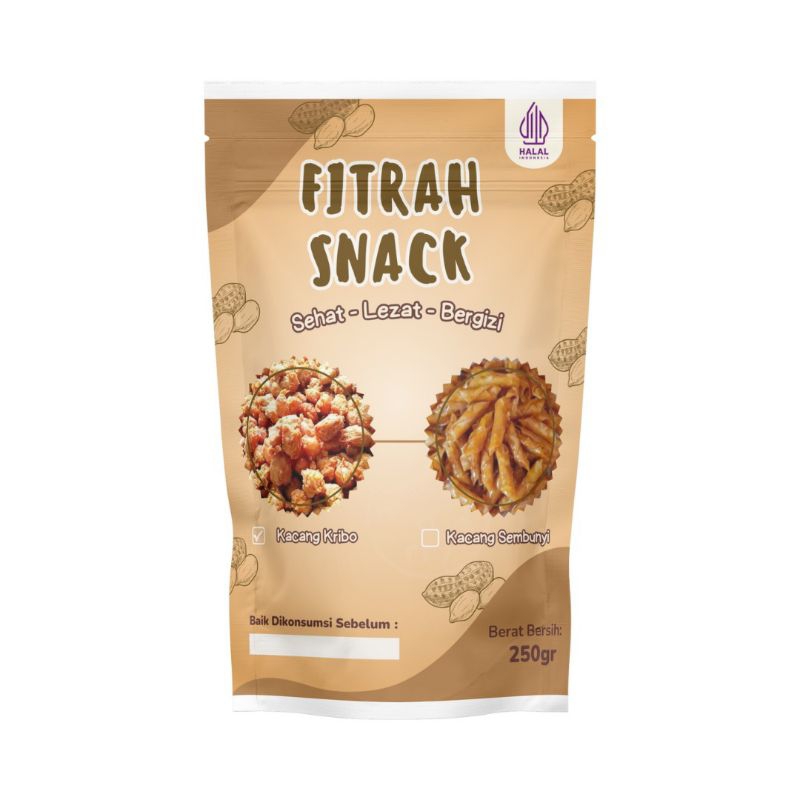

Fitrah Snack 2 Macam Kacang Krius Manis dan Gurih
