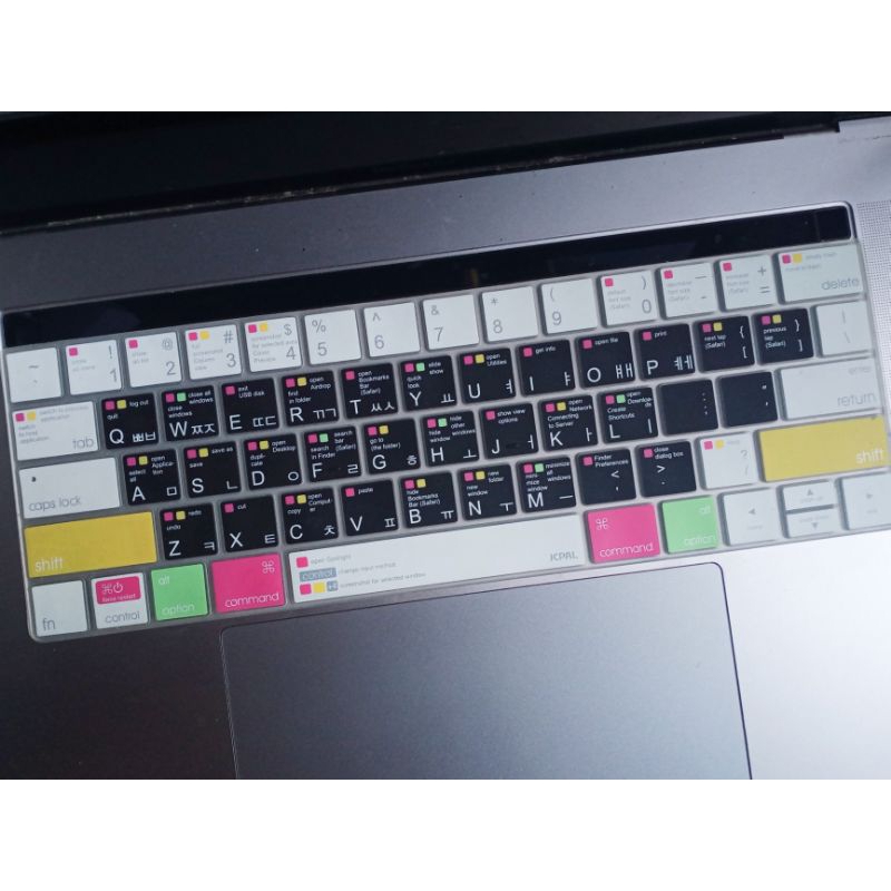 Preloved JPAL VERSKIN COVER PROTECTOR KEYBOARD HANGUL ENGLISH MACBOOK PRO 15 INCH #bekas second orig