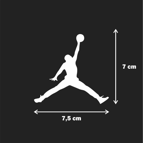 

Sticker Cutting Logo Air Jordan Gambar Orang Ikonik Basket Ball Loncat Keren Anti Air Termurah