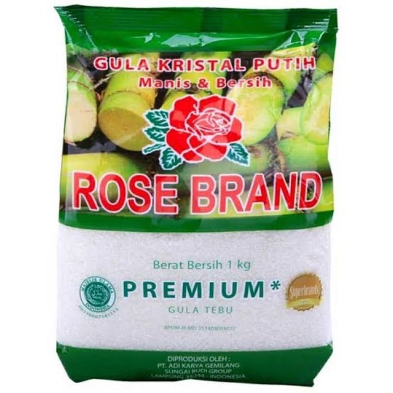 

Gula Putih Gula Pasir Rose Brand 1 Kg