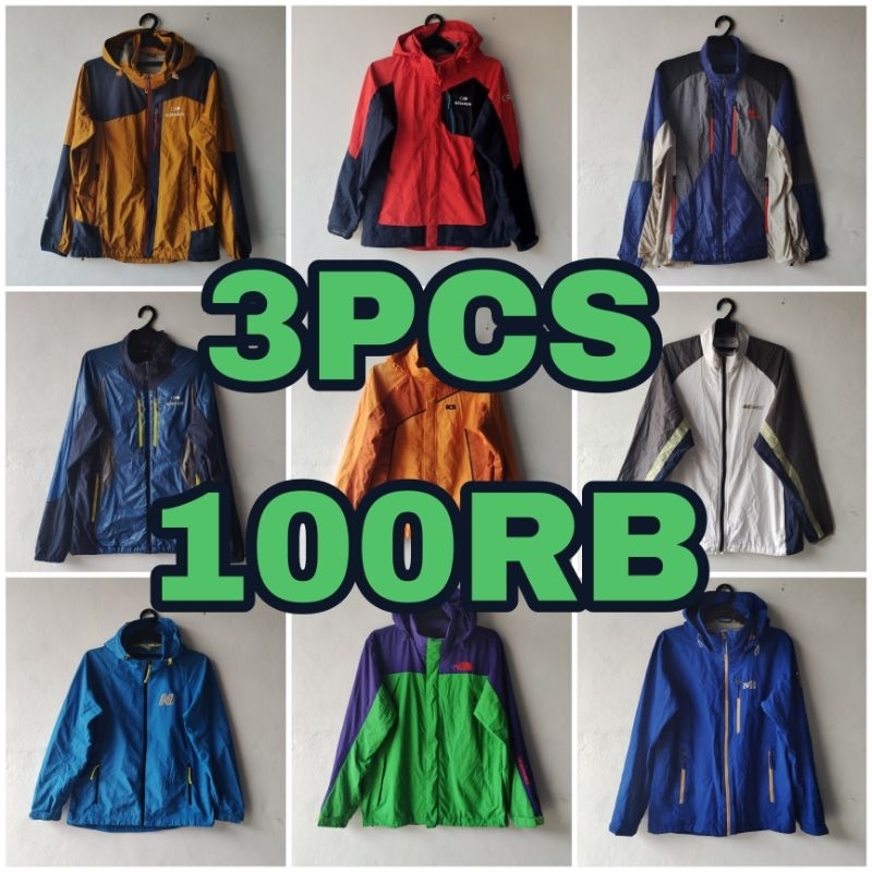 OBRAL 100RB 5 PCS Jacket Motor VIRAL Outdoor Varsity Bomber Kulit Pria Wanita Parasut Jeans Hoodie H