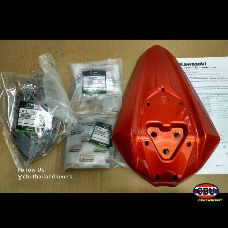 Single Seater Cover Jok Belakang Ninja Mono 250 Sl