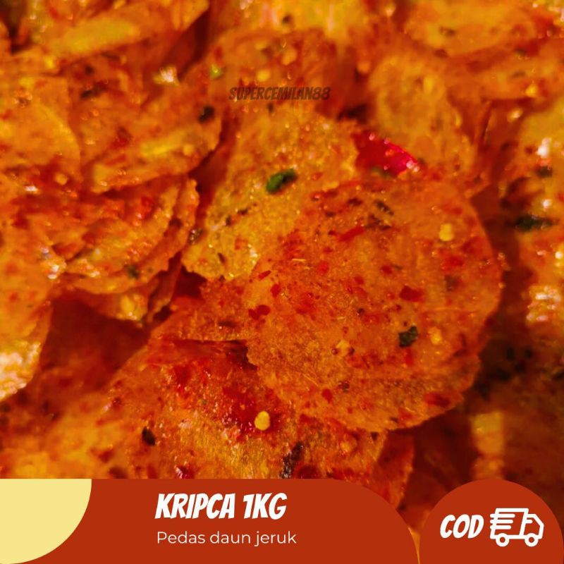 

Kripca pedas daun jeruk 1kg