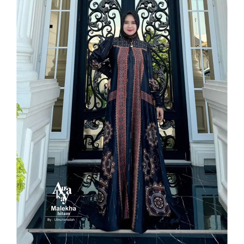 Gamis syari brand Aurakay set sracf couple koko aurakay