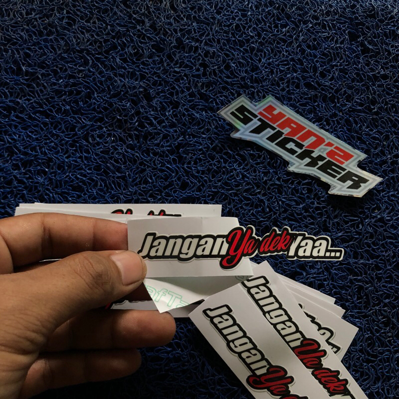 

sticke kata-kata jangan ya dek ya 048