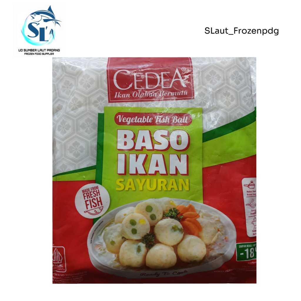 

Cedea Bakso Ikan Sayuran / Baso Ikan Sayur Goreng / Bakso Ikan Rasa Pedas