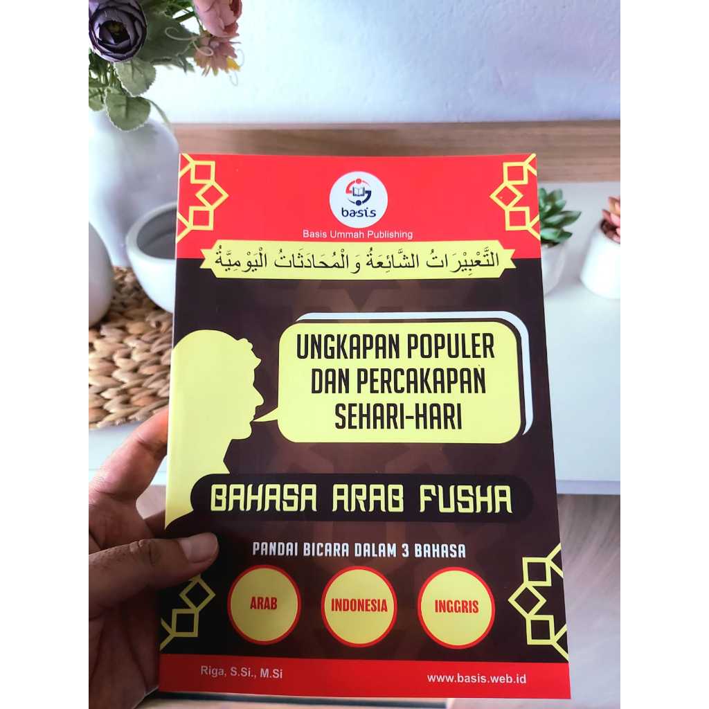 (Baru) Buku Bahasa Arab Fusha dan Inggris : Ungkapan Populer dan Percakapan Sehari-hari