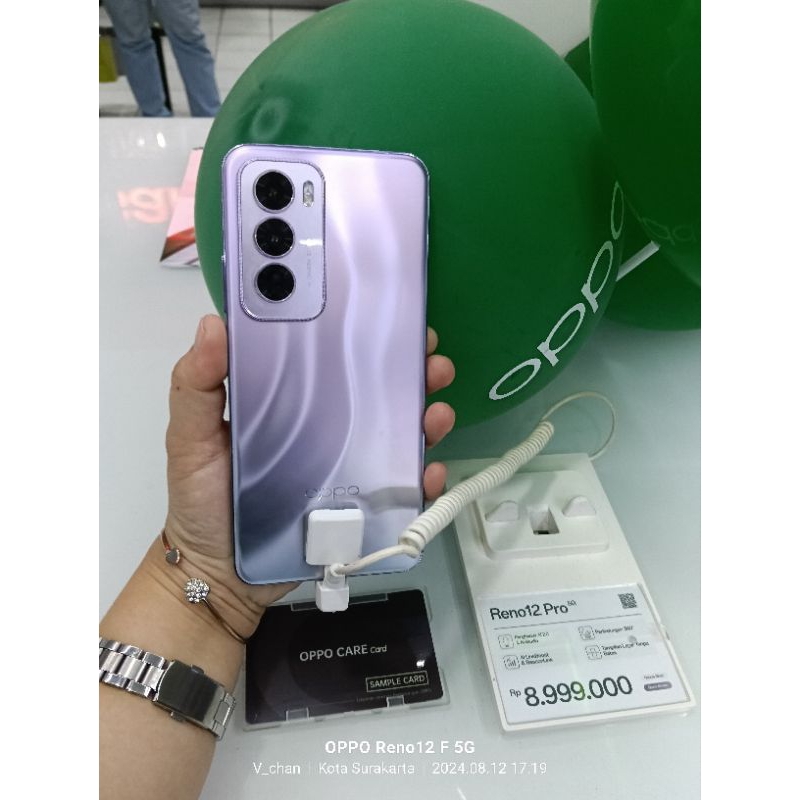 OPPO Reno 12Pro⁵G RAM 12GB+12GB/512GB [Baterai 5000mAH.,80watt SUPERVOOC TM] AI Phone|
