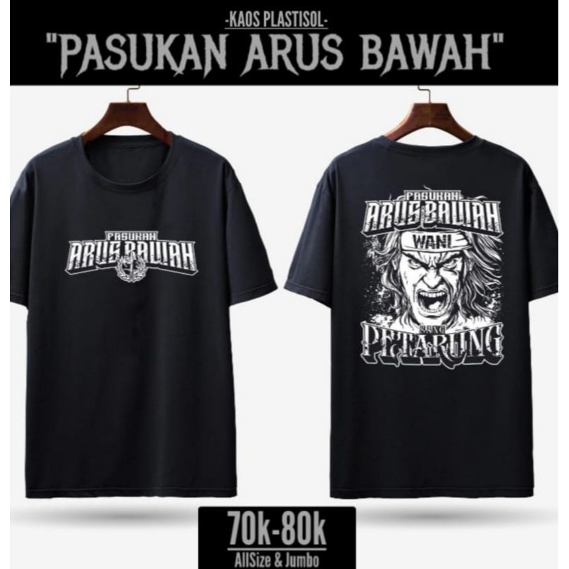Kaos Pasukan Arus Bawah Bonek Persebaya