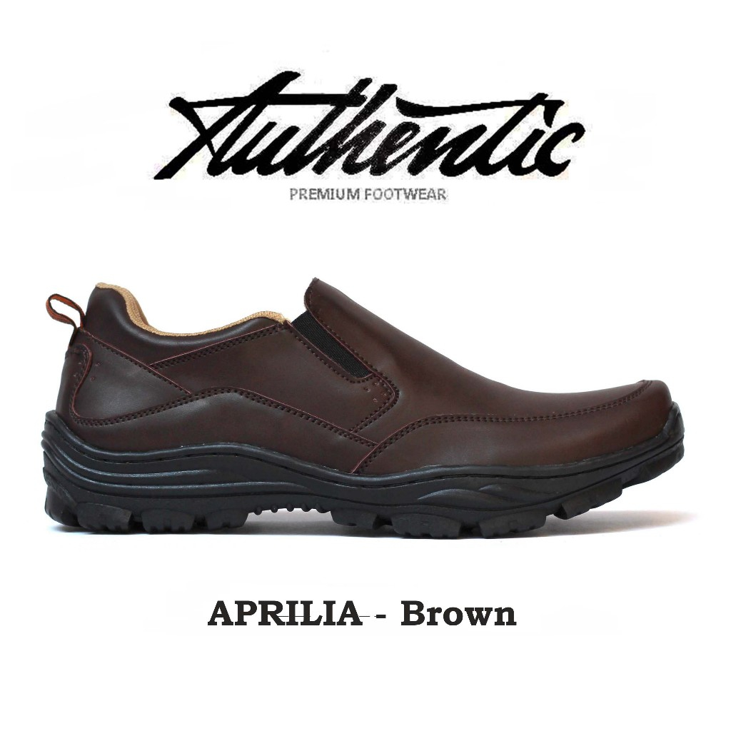 Sepatu Boots Pria Sneakers Authentic Aprilia Brown