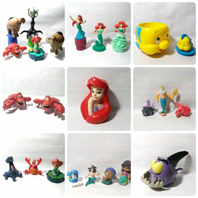 Celengan Pez Bolpen Bolpoint Pena Kaset Cartridge Sega Princess Putri Duyung Ariel King Triton Neptu