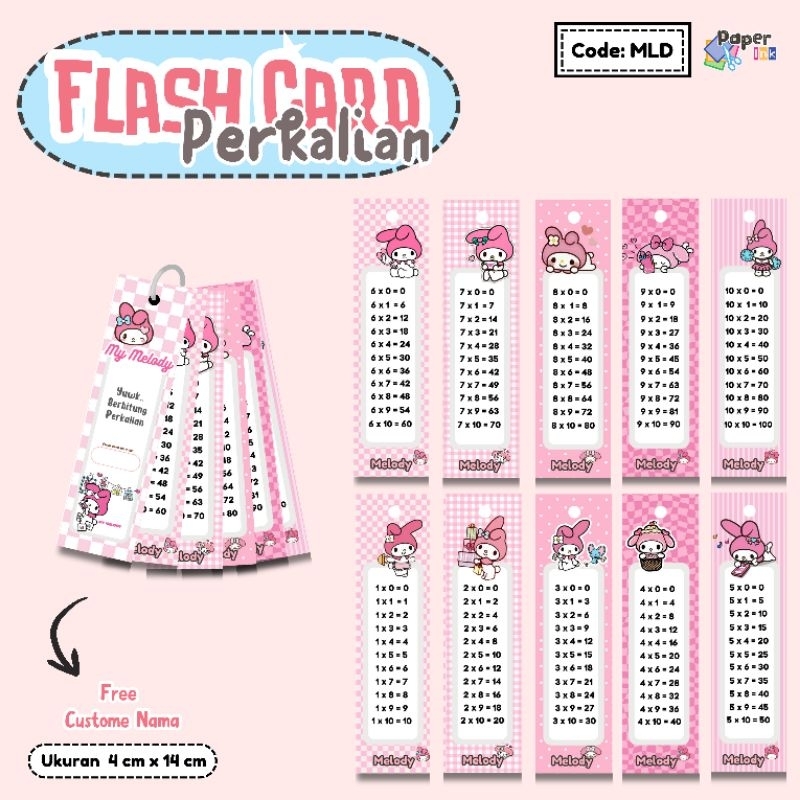 

FlashCard Perkalian, Pembagian, Penambahan, Pengurangan Tema Melody (Bahan Premium)