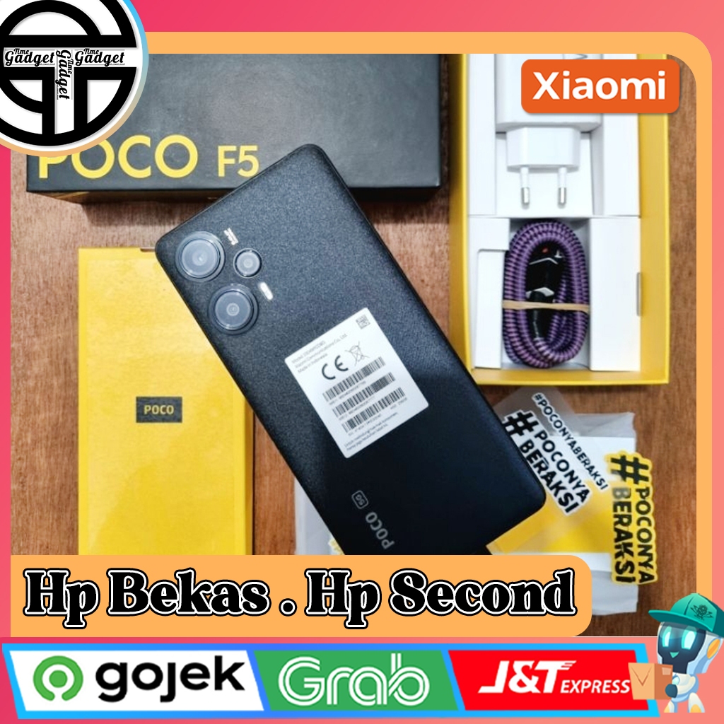 Xiaomi Poco F5 Ram 8/256GB | Ram 12/256GB Second Original Resmi Indonesia