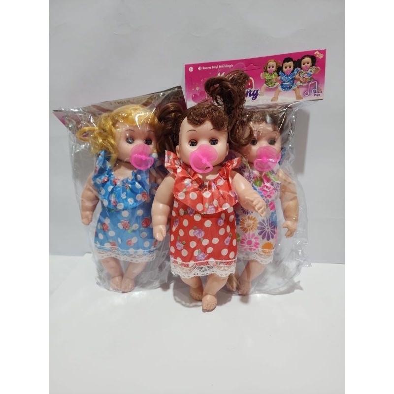 Mainan Anak Boneka Nangis Dot Maple - Mainan Anak Perempuan Boneka Bisa Nangis