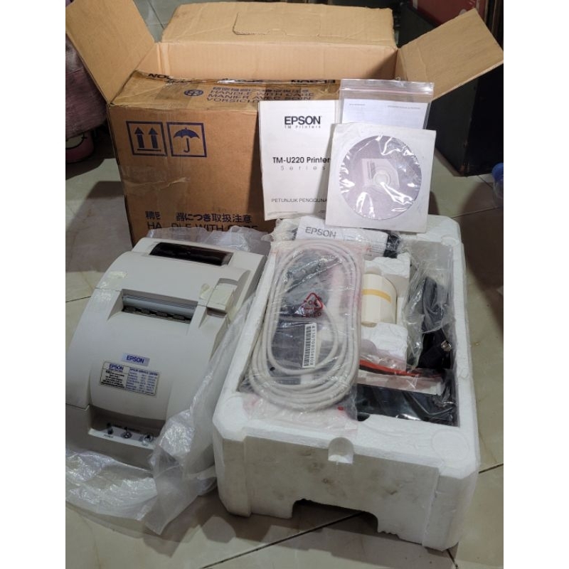 Printer Kasir Epson TM-U 220D Sereal RS 232 New Old Stock