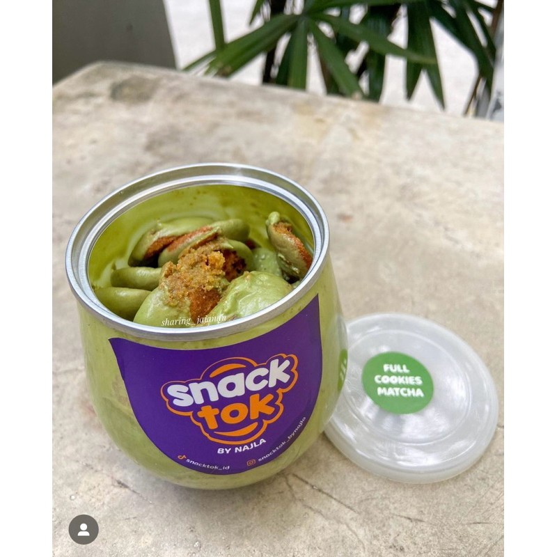 

Snack Tok Bittersweet by najla MATCHA FULL COOKIES (READY STOK)