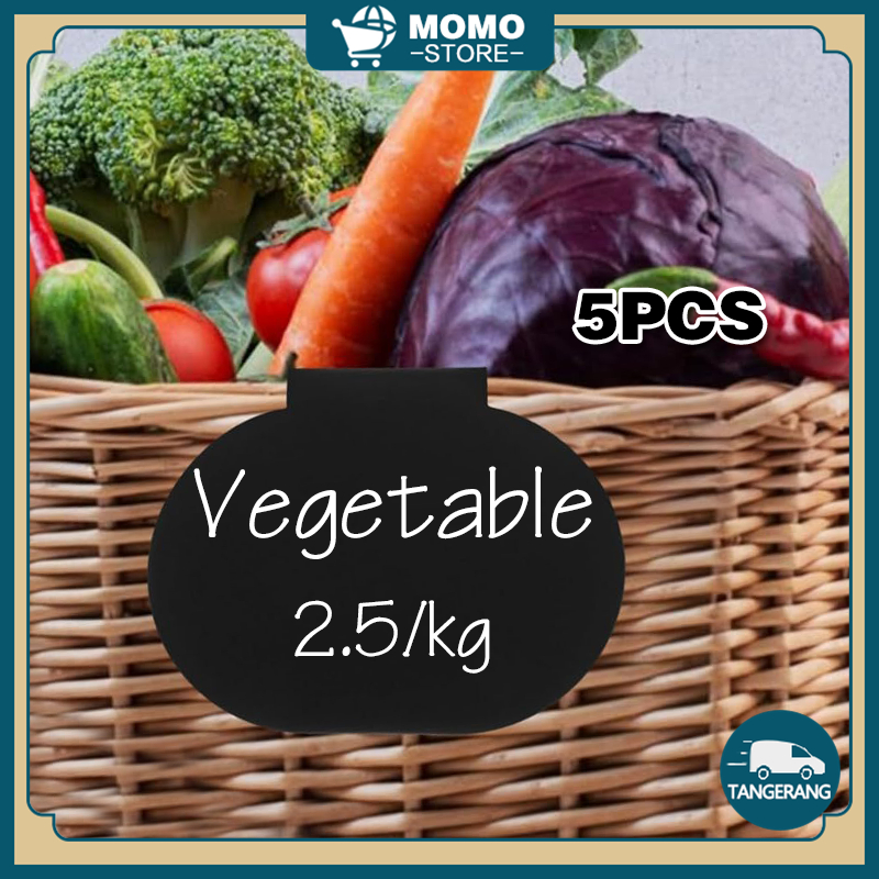

5PCS Papan Tulis Kecil Rewritable 9*7cm Blackboard Mini PVC Dengan Penjepit Untuk Mengisi Harga