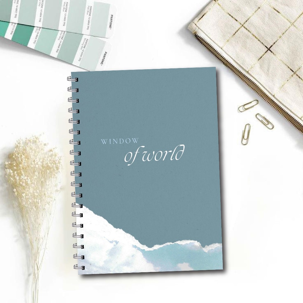 

Buku Catatan Notebook Aesthetic A5 Spiral Tebal