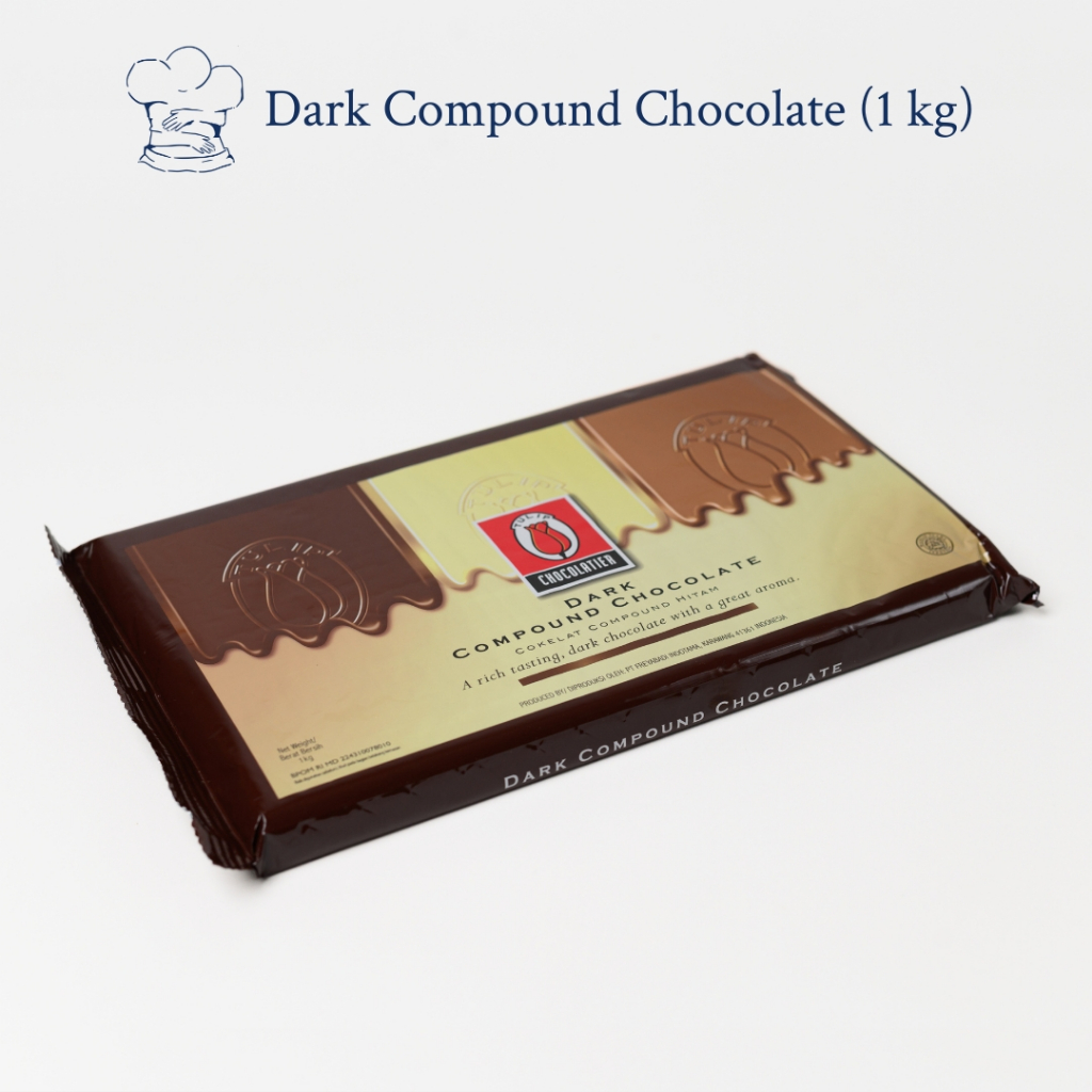 

Tulip Dark Compound (1 Kg), Coklat Batang Warna Hitam