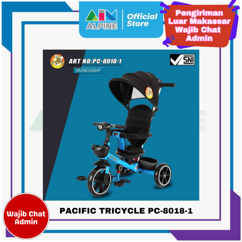 SEPEDA PACIFIC TRICYCLE PC-8018-1
