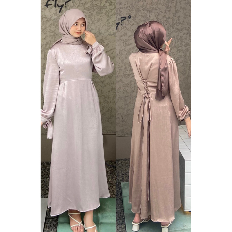 Alice Dress - Dress Silk Crinkle wanita terbaru