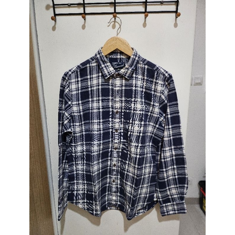 Kemeja Flanel Giordano size M Original 100%
