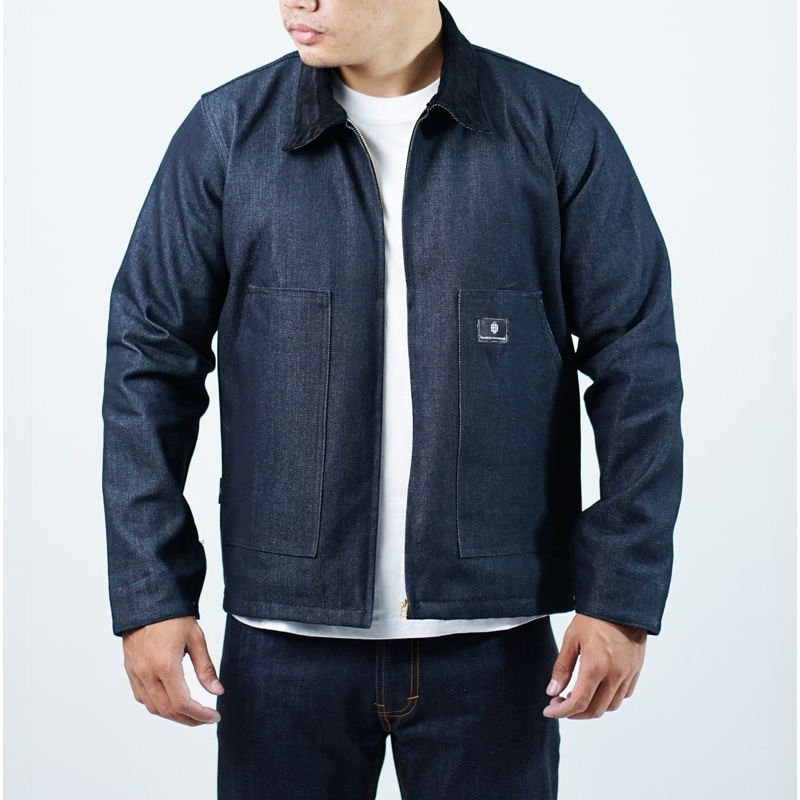 jaket denim work jaket Blues Universe SIGURD WORK JACKET DENIM